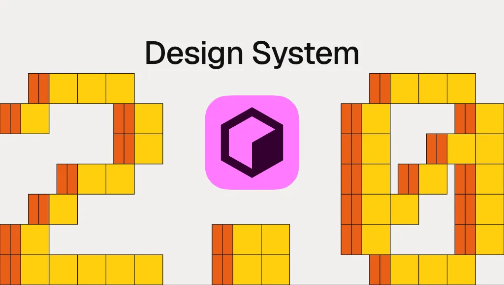 NOVA Design System cover, with the Relume app icon between large pixel-style numerals